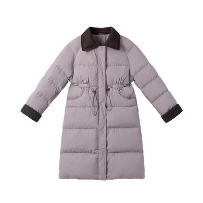 YAYA鸭鸭2025冬季新款时尚休闲百搭保暖韩版鸭绒女士长款羽绒服