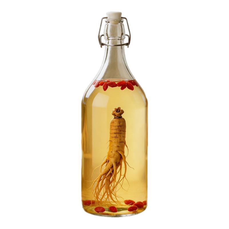 喜碧泡酒瓶存白酒玻璃空分装容器