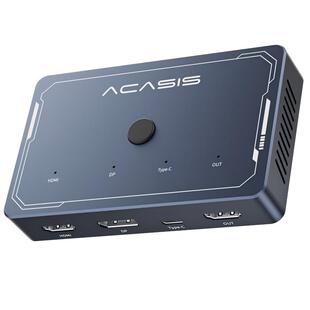 阿卡西斯采集卡直播专用4K高清视频DP三进一出多机位相机电脑手机