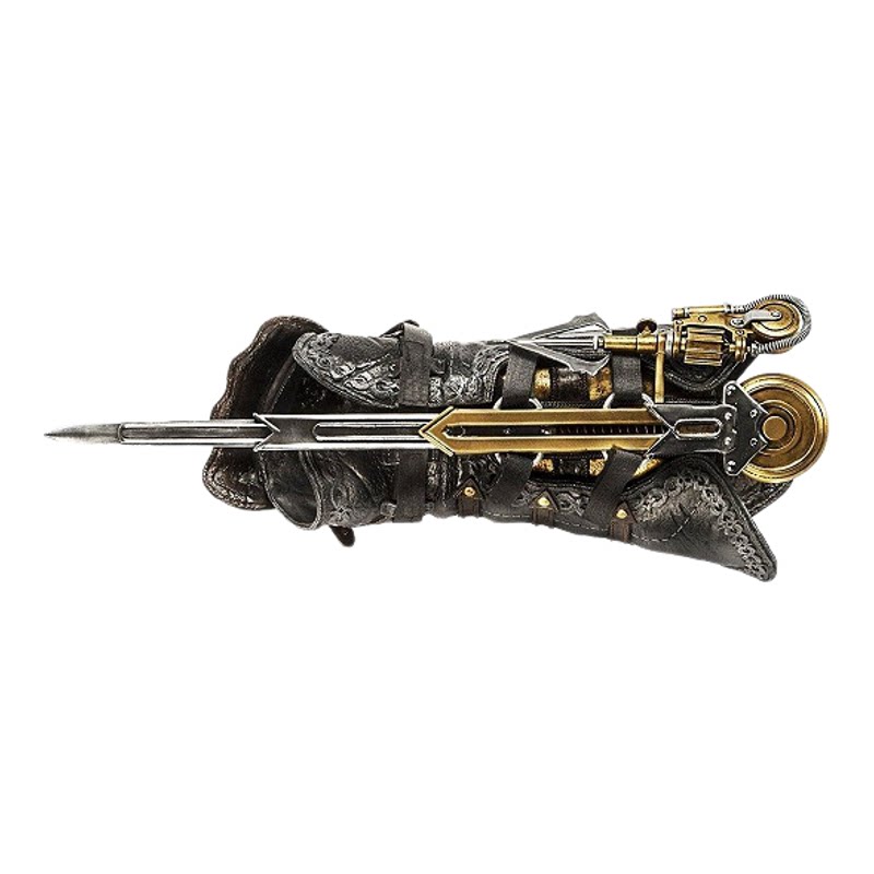 刺客信条6辛迪加COSPLAY武器道具1/1枭雄腕套配袖剑袖箭可弹射
