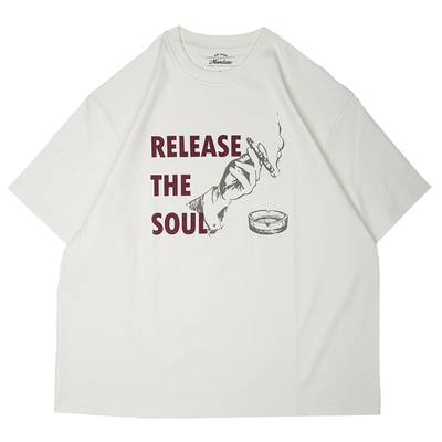 MUNDANE主题印花短宽短袖