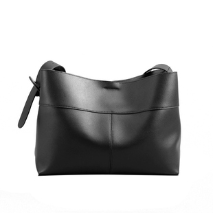 新款真皮麂皮女包美拉德卡扣复古休闲通勤大容量托特包单肩斜挎潮