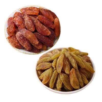 新疆香妃王葡萄干特产级超大吐鲁番红绿香妃葡萄干新货无核提子干