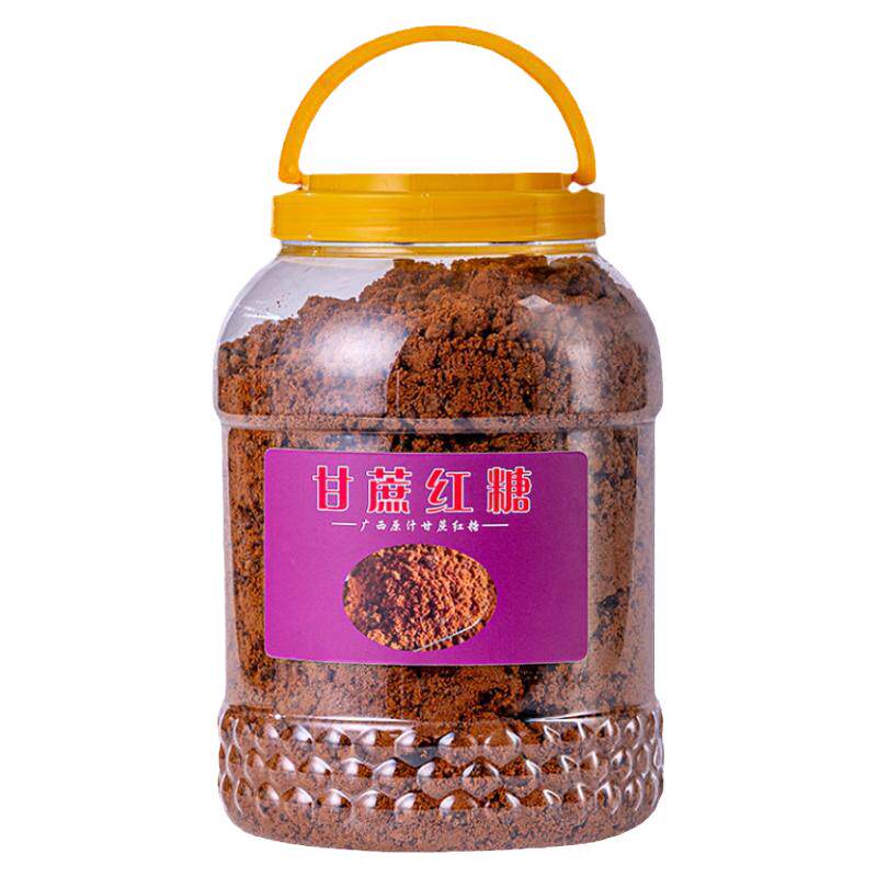 家用罐装广西正宗一级无硫纯甘蔗红糖原汁红糖经期月子馒头送勺子