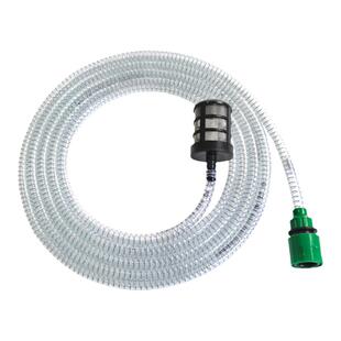 家用无线锂电洗车水枪进水管钢丝吸水软管子清洗机抽水配件过滤网