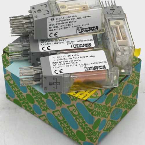 Phoenix Contact ST-REL3-HG 24/21 Relay Plug 24V DC - 2821012
