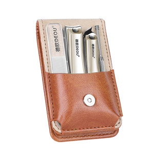 德国DEOU指甲刀套装家用高档指甲剪便携斜口指甲钳掏耳勺修甲工具