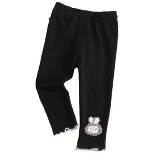 女童打底裤春秋2024新款儿童洋气秋装婴幼儿女宝宝弹力外穿长裤子