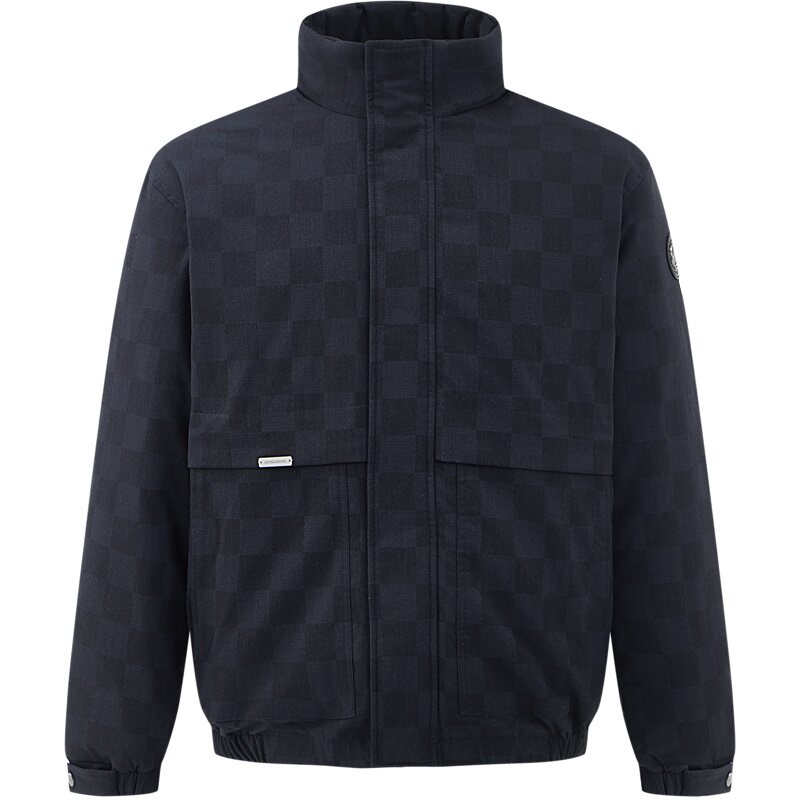 工装立领短款羽绒服波司登