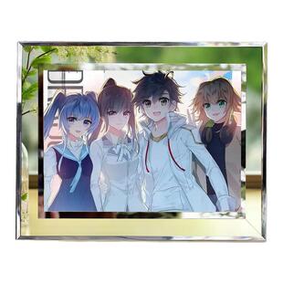 斗罗大陆龙王传说周边水晶相框唐舞麟古月娜手办定制照片朋友礼物