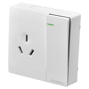 明装一开三孔空调插座带开关面板16a热水器专用3孔16安家用