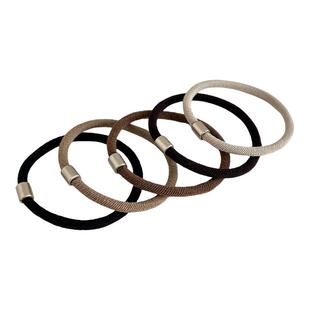 高弹力头绳女2026新款高端扎头发橡皮筋发圈成人耐用皮套发绳头饰