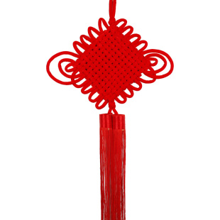 中国结挂饰客厅大号高档新年挂件过年结婚电视装饰玄关红色背景墙