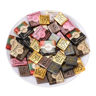 意大利进口闻绮venchi黑巧克力Blend小薄片散装中南美朱古力零食