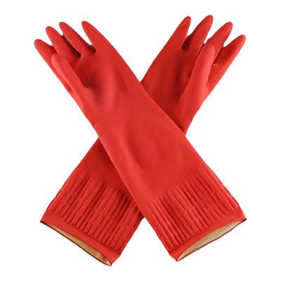 冬季家务保暖加绒橡胶洗碗手套