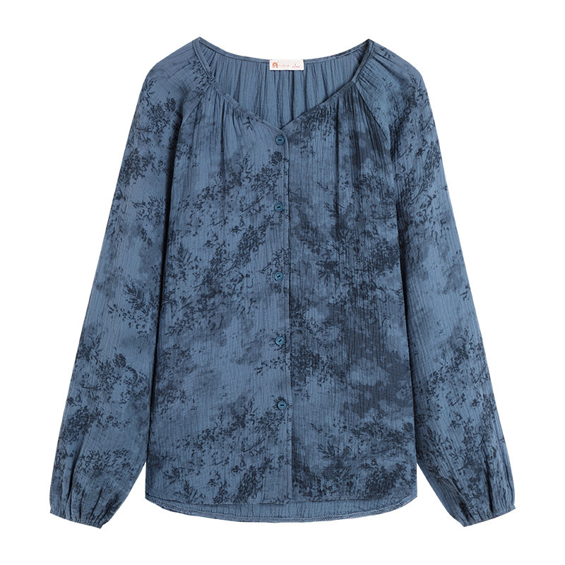春秋纯棉清冷禅意外穿家居服套装