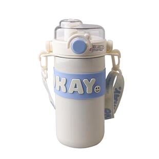 保温杯女生高颜值吸管水杯大容量初中生上学专用便携杯子2025新款