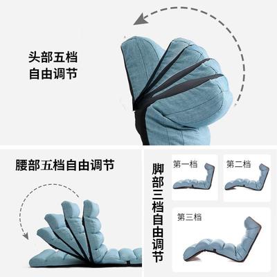 懒人沙发可躺可睡飘窗单人床上靠背椅小毛毛虫窝窝卧室榻榻米阳台