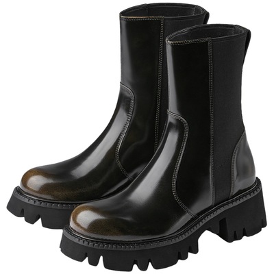 73hour棕色增高弹力瘦瘦靴