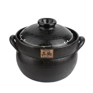 日本万古烧初体验。小森林同款日本万古烧黑釉土锅砂锅炖汤锅家用