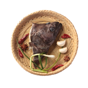 鸦片鱼头新鲜冷冻整只深海商用俄罗斯格陵兰魔鬼鱼比目鱼碟鱼头