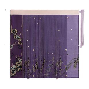 小神兽┃山月赋┃宋制织金交领白长衫褙子百迭裙墨绿紫CP情侣汉服