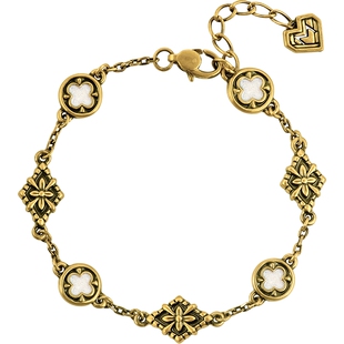 MONOLOGUE独白链金主义窗花复古黄金手链MR1572送女友情人节礼物