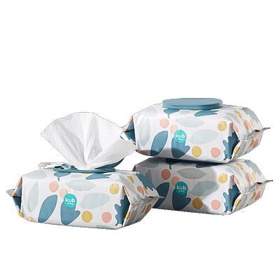 可优比婴儿湿巾手口专用80抽3包