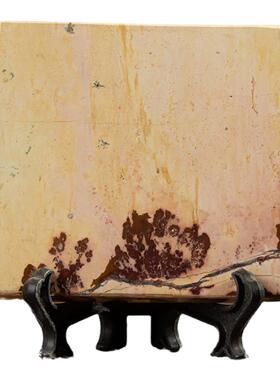 草花石装饰中式客厅书桌茶桌杯垫