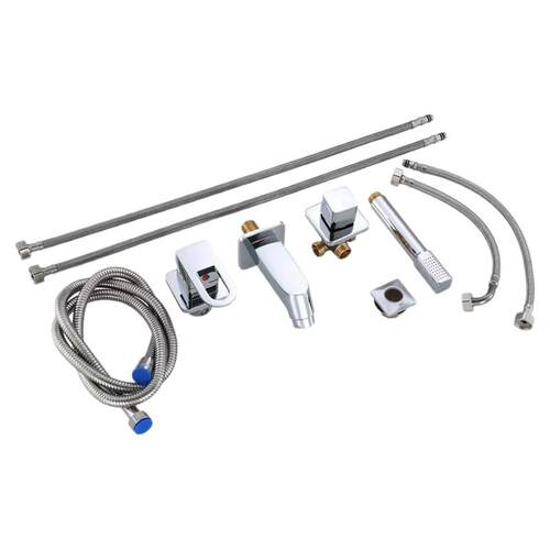 浴室柜面盆龙头洗脸盆冷热抽拉式三件套四件套墙式水龙头分体配件