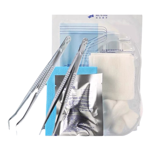 医用一次性使用无菌换药包术后伤口护理工具纱布碘伏棉球创面清创