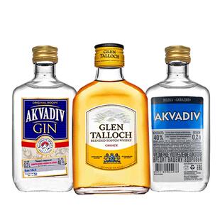 【自营】调酒基酒套装洋酒小酒版伏特加金酒威士忌鸡尾酒原瓶进口