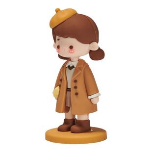 头号家！ 无聊了让小女孩玩偶陪你吧！ 桌面可爱卡通人偶装饰摆件