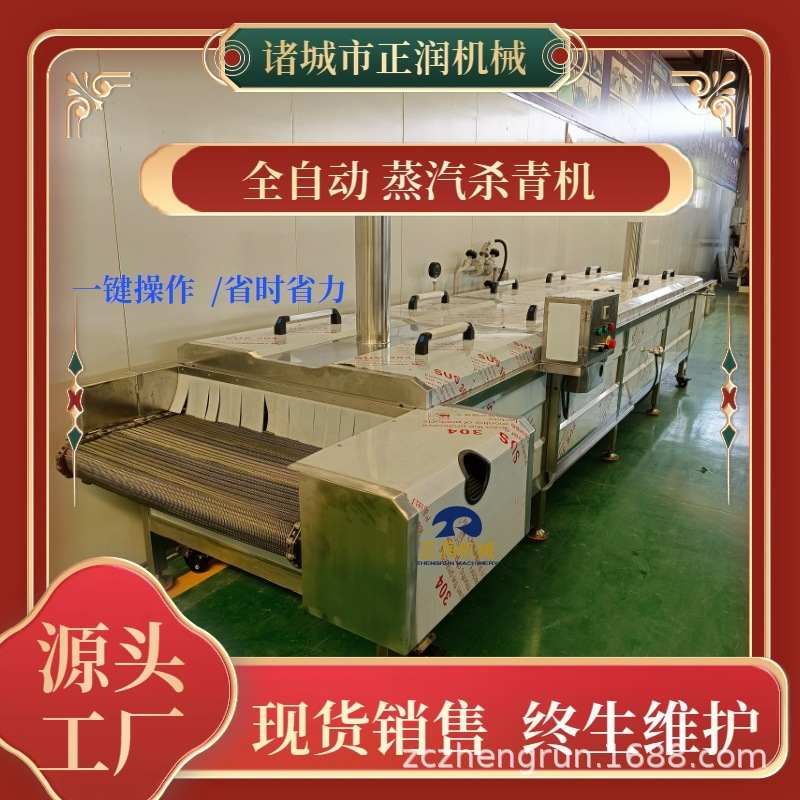 隧道式连翘黄芩灭酶机 中药材连续式蒸煮机 全自动菊花蒸汽杀青机