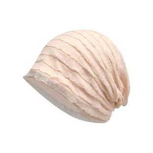 月子帽秋纯棉女秋冬季产妇外出套头妇产后防风透气大头围堆堆帽子