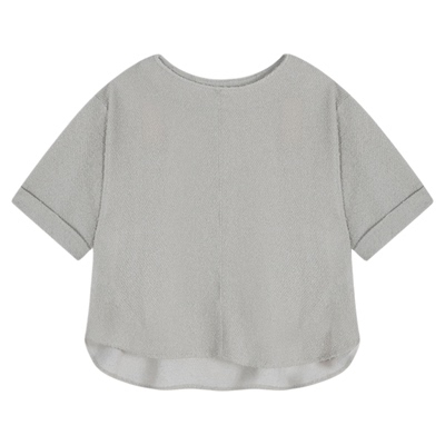 studio CLIP T恤女2025年夏季新款休闲日常纯色套头上衣326464