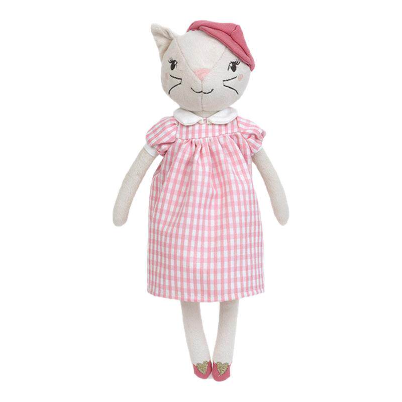 monami莫奈美小猫米内特毛绒玩偶