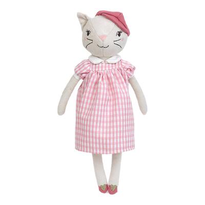 monami莫奈美小猫米内特毛绒玩偶
