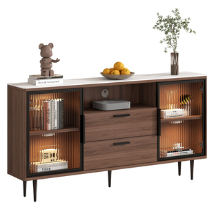 卧室电视柜超薄窄电视机高款柜现代简约家用主卧房间储物柜7D100