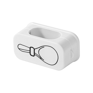 粘贴式磁吸饭勺收纳架厨房壁挂打饭瓢置物架电饭煲勺子架饭铲挂架