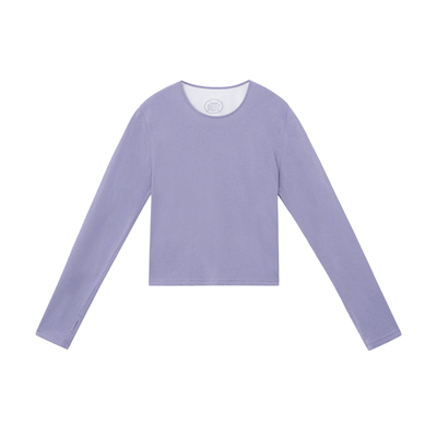 CAREMIND宽松多色圆领长袖T恤