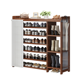 2025新款鞋架子家用门口多层结实耐用简易鞋柜带防尘罩大容量超大