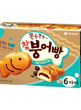韩国进口好丽友糯米夹心打糕鱼
