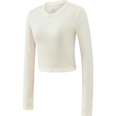 NIKE耐克女子运动休闲修身圆领长袖T恤HF5323-110