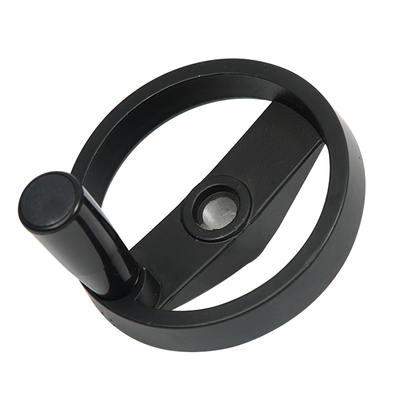 机床手轮可折叠双辐条胶木轮