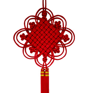 巧艺高档中国结挂件客厅大号玄关挂件中式乔迁礼物壁挂装饰八方结