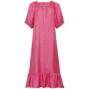 BeChic少女心情短袖长睡裙短袖睡衣女家居服舒适BC44CG1