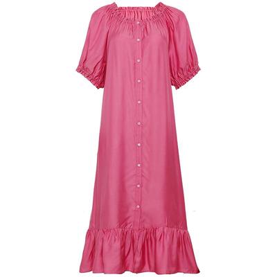 BeChic少女心情短袖长睡裙短袖睡衣女家居服舒适BC44CG1