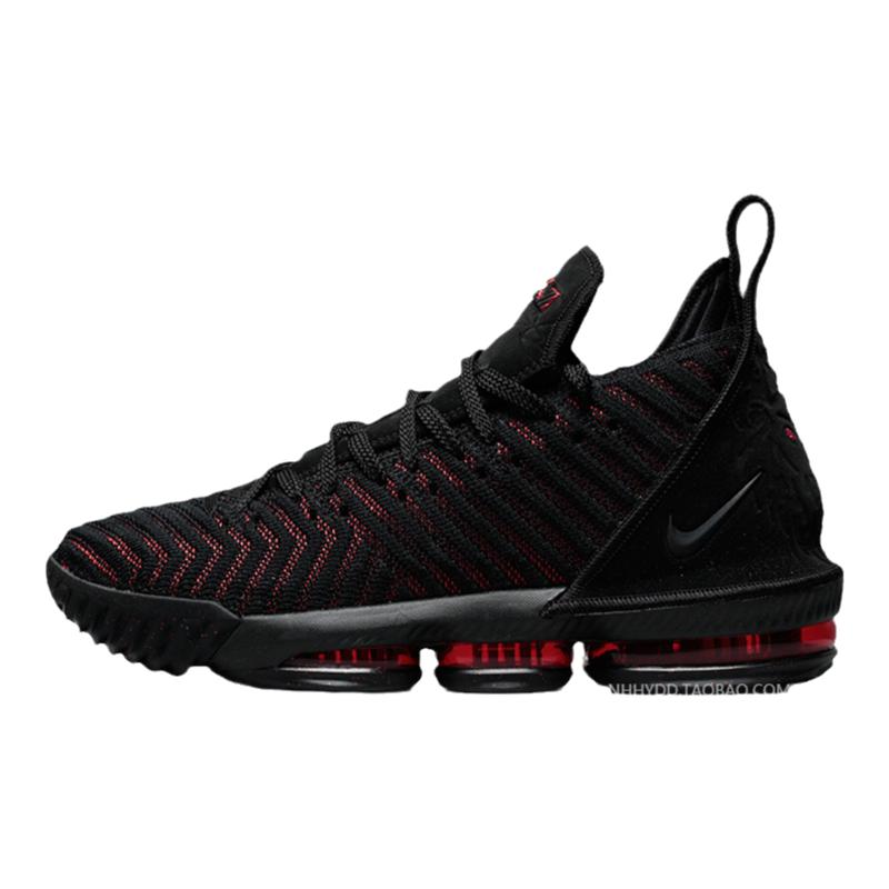 牛哄哄 Nike Lebron 16 LBJ16詹姆斯黑红彩虹篮球鞋 AO2595-002