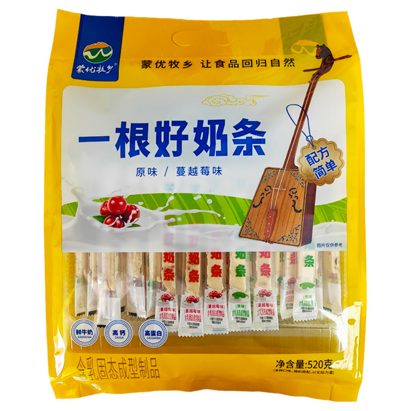 蒙优牧乡一根好奶条原味蔓越莓味